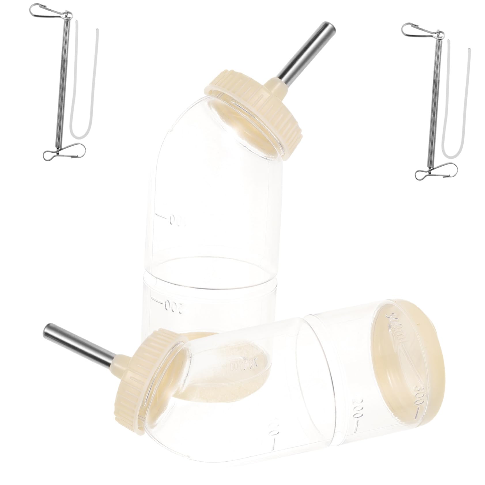 HEMOTON Rabbit Watering Kit Animal Shape Water Dispenser Pet Water Bottle for Cages