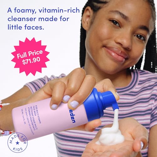 Image of Evereden Kids Face Wash, Dermatologist-Tested, EWG Verified, Peach, 2-Pack