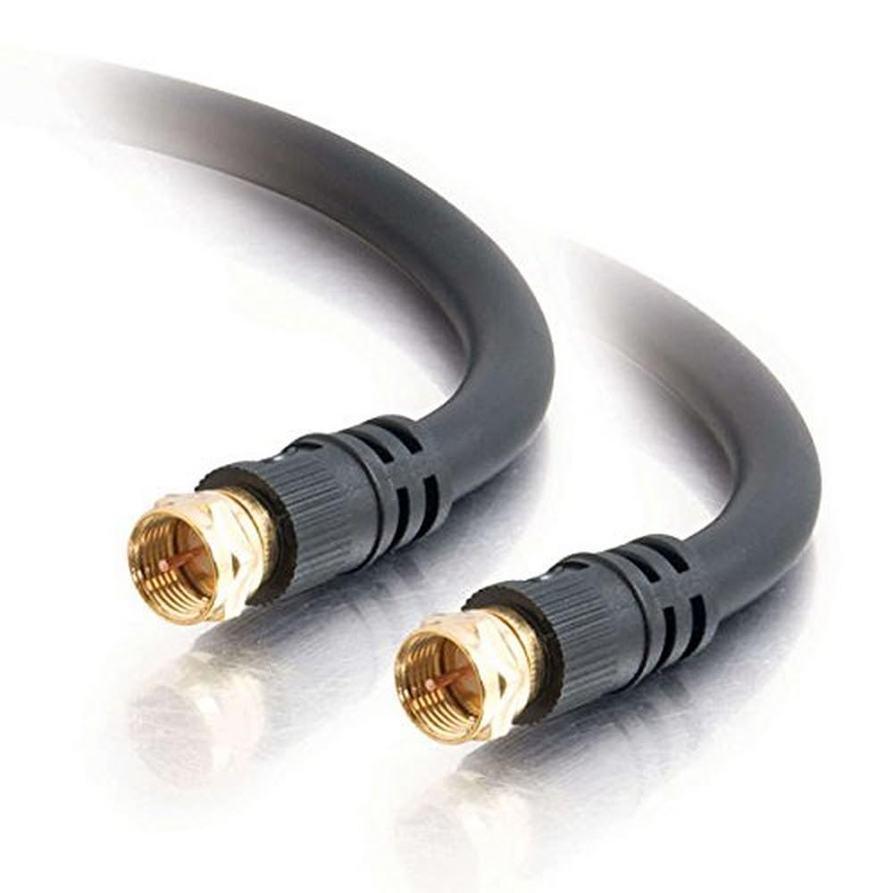 Câble F RG6 3FT avec connecteurs à visser anti-perte de signal