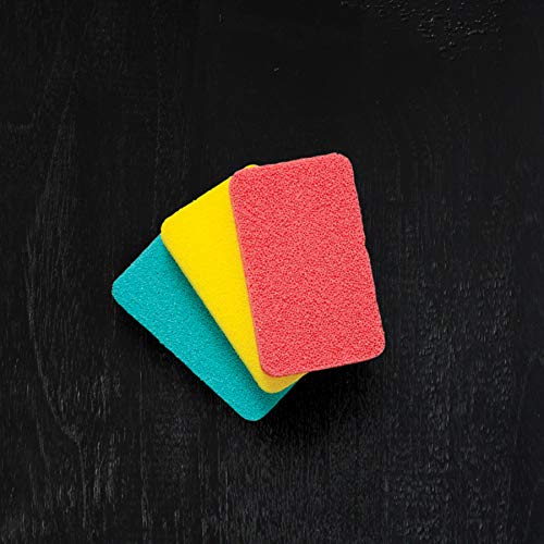 Handy Gourmet Silicone Sponges (Set Of 3 Colors) Kitchen And Dish Scrubber, Fragrance, Mildew, Odor Free, Multi (Jb8489S3) #TOP2