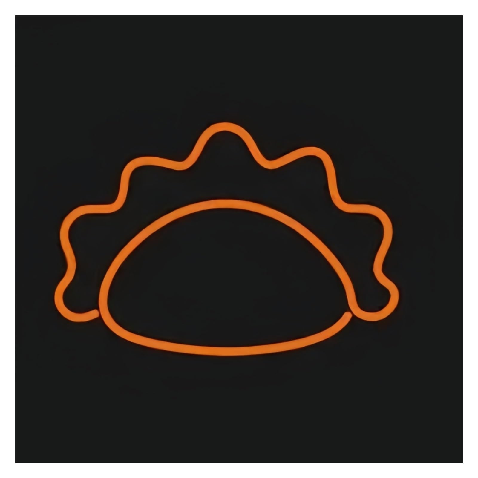 SHOUXI Sign Lamp Cute Dumpling Neon Sign USB Powered, Wall Restaurant Kitchen Decoration Window Show Light 40x28cm(D)