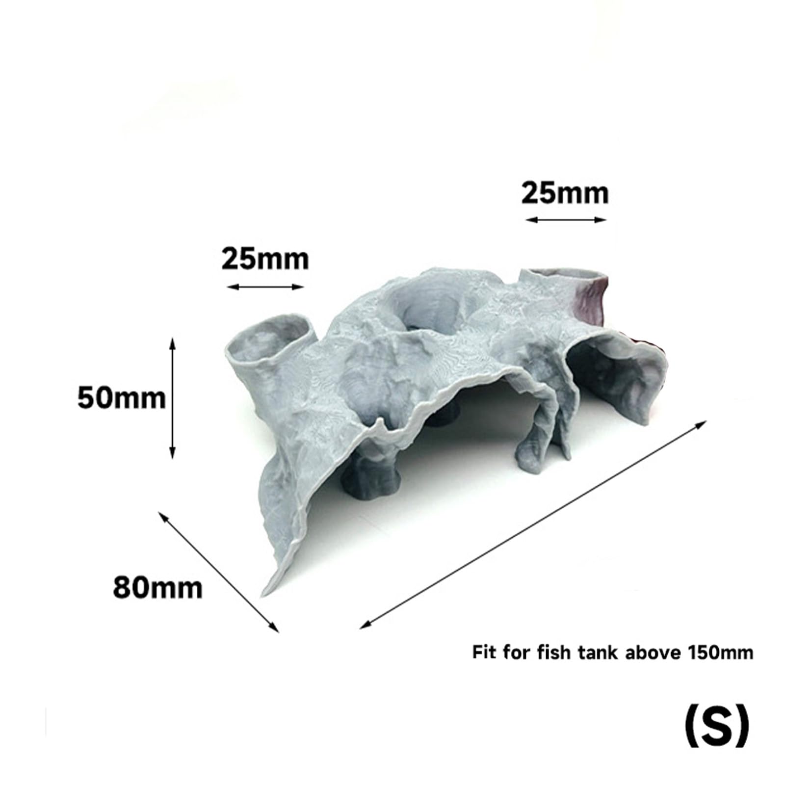 Aquarium Garnelen-Höhle 3D-gedruckt - Versteck Für Fische & Garnelen