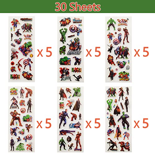 Avengers Adesivi per Bambini 450+ Adesivi 3D
