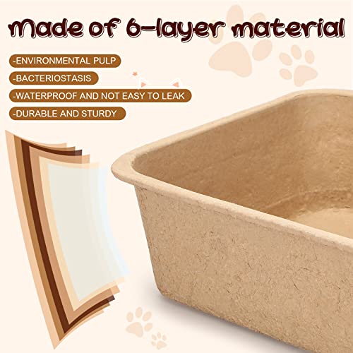 Caja de arena desechable grande para gatos Harloon 10 pzas miniatura 5