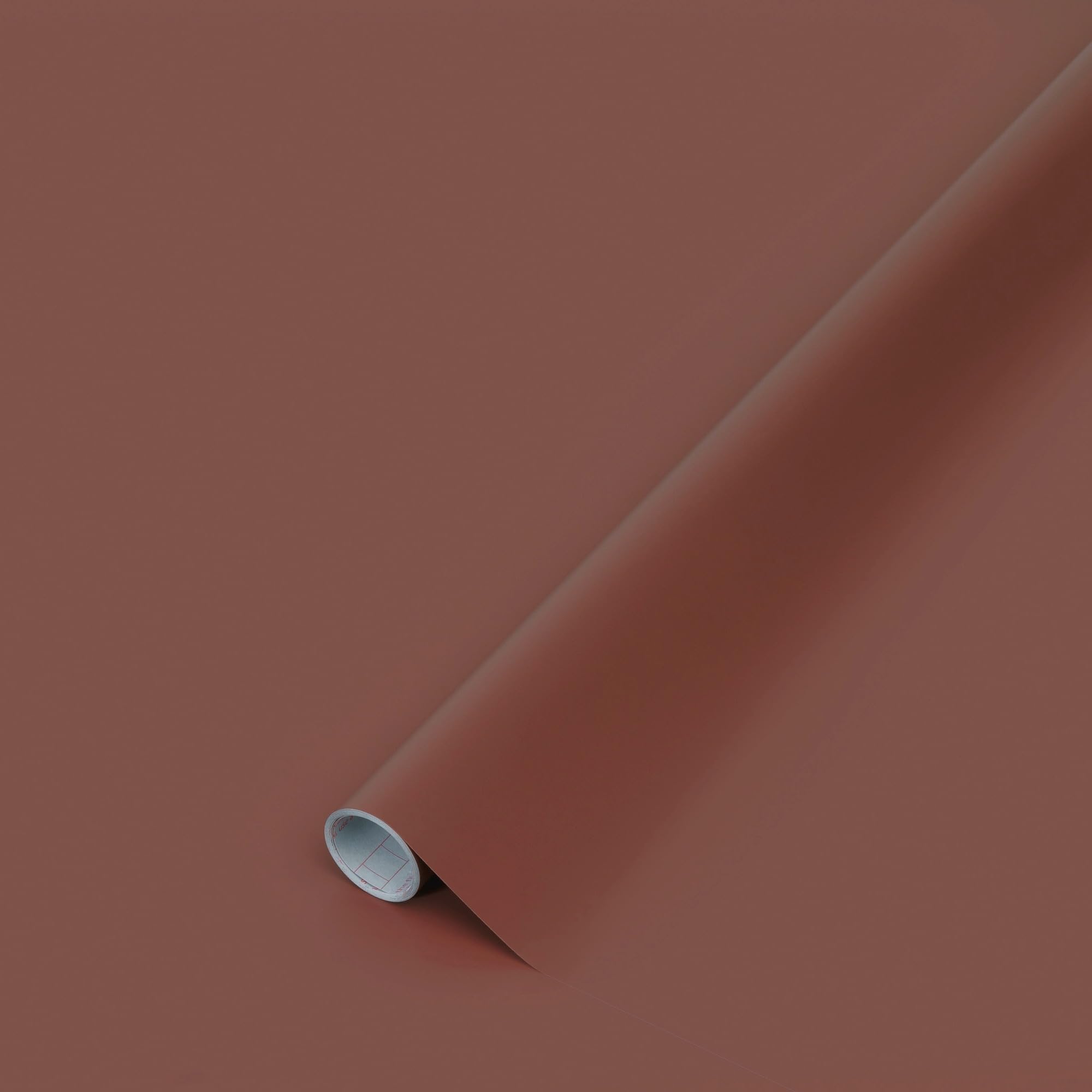 d-c-fix Vinyl wrap - Satin Matte Rusty red - 45 cm x 2 m - self Adhesive Wallpaper & Sticky Back Plastic roll for Furniture, Kitchen worktops & cupboards – Decorative Contact Paper Film