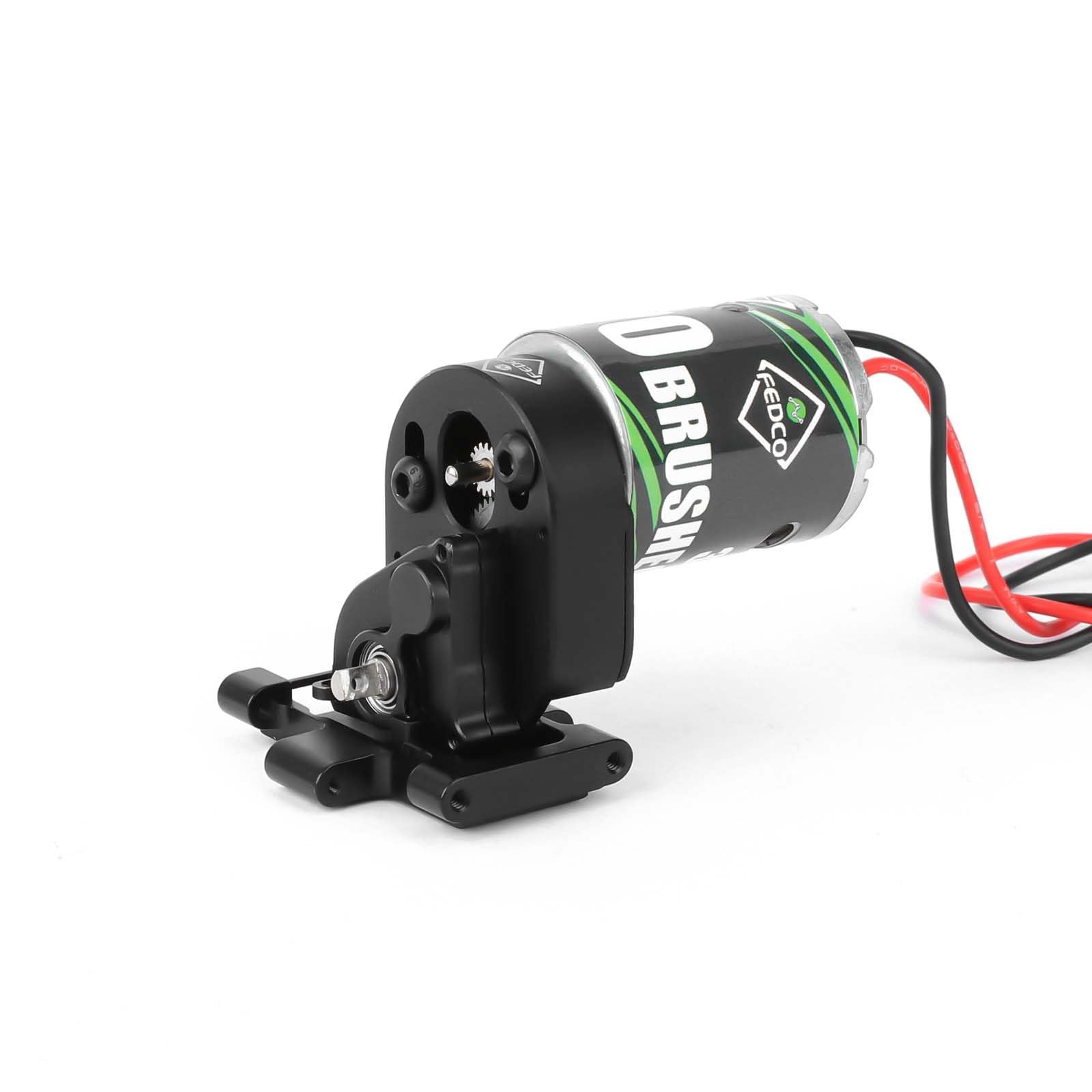 FEDCO Hobbyplus CR18P 34T 370 Motor Transmission with Gearbox Mount Set for HobbyPlus CR18P Furitek Upgrades 1/18 RC Crawler