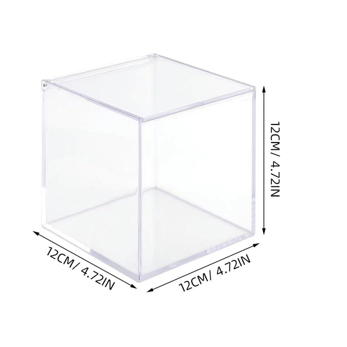 Boîte en acrylique transparent avec couvercle pour nizat de petits objets, idéale pour la cuisine et le bureau, conteneur C pour nizat et désencombrement