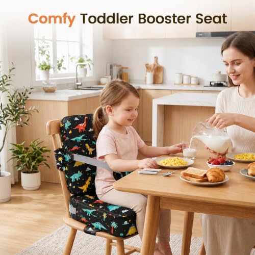 Image of Booster Seat for Kitchen Chair for Toddlers, Kitchen Chair Booster Cushion
