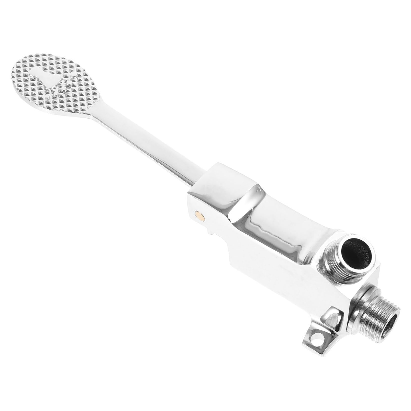 Robinet de lavabo à pédale Hemobllo en cuivre avec vanne d'eau au sol