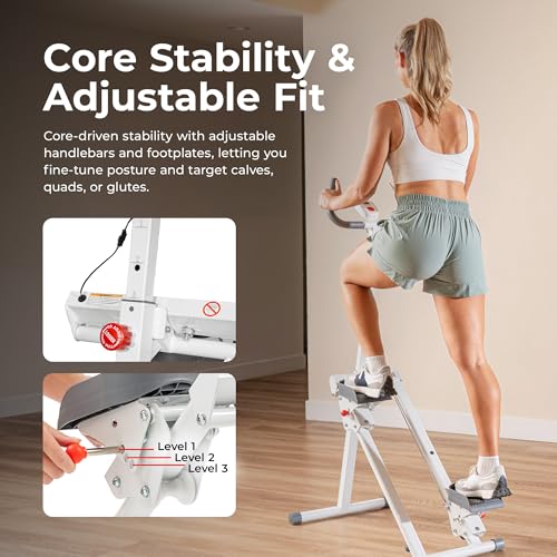 Image of Sunny Health & Fitness Climbing Stair Stepper for Home Gym