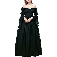 Renaissance Costume Women Victorian Gothic Witch Dress
