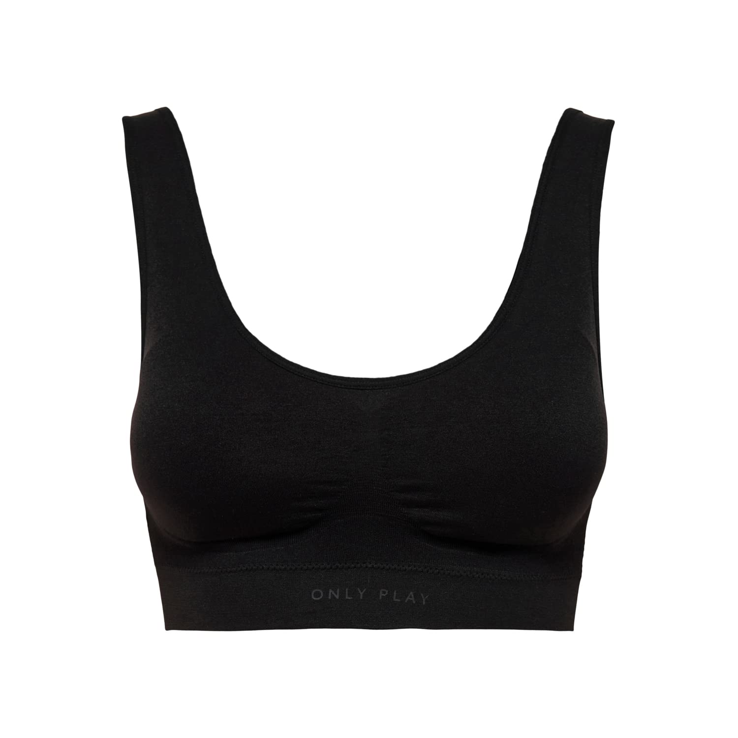 Only Play Damen Sport-bh Onpmira Seamless Bra Opus Sport BH, Schwarz, L EU