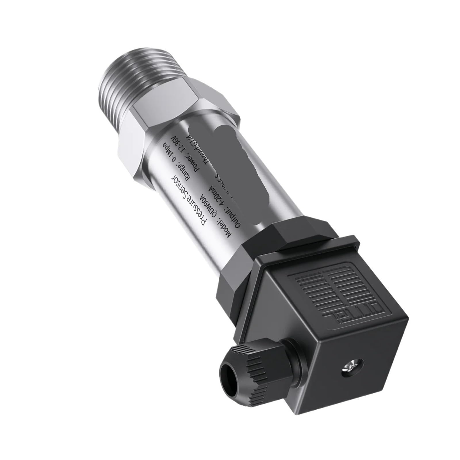 VDOQTLJT 1pcs G1/4" Pressure Transmitter 4-20mA 0-10V Liquid 0.1bar/bar/10bar/200bar/100psi/ Sensor(Rs485 G1-4,0-25Mpa)