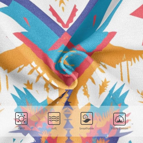 KLL Mexican Fabric Pattern Colorful Little Boys Soft Boxer Briefs Breathable Undies3