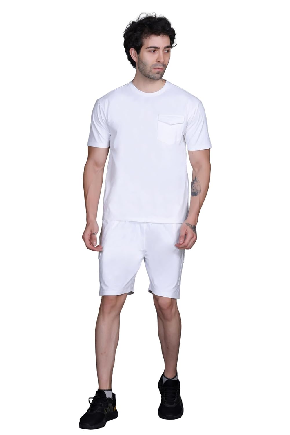 ANTILOOP Men’s T-Shirt and Shorts Set for Men | Night Wear for Men ANTILOOP Men’s T-Shirt and Shorts Set for Men | Night Wear for Men