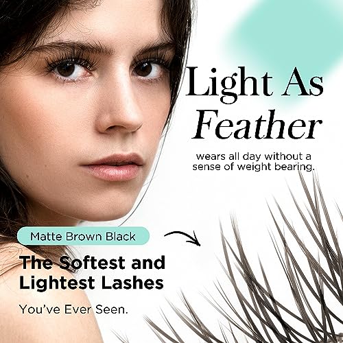 BEYELIAN Lash Clusters 60 Pcs 10-16mm Individual Cluster Lashes False Eyelashes Extension, Cherish-C - Image 3