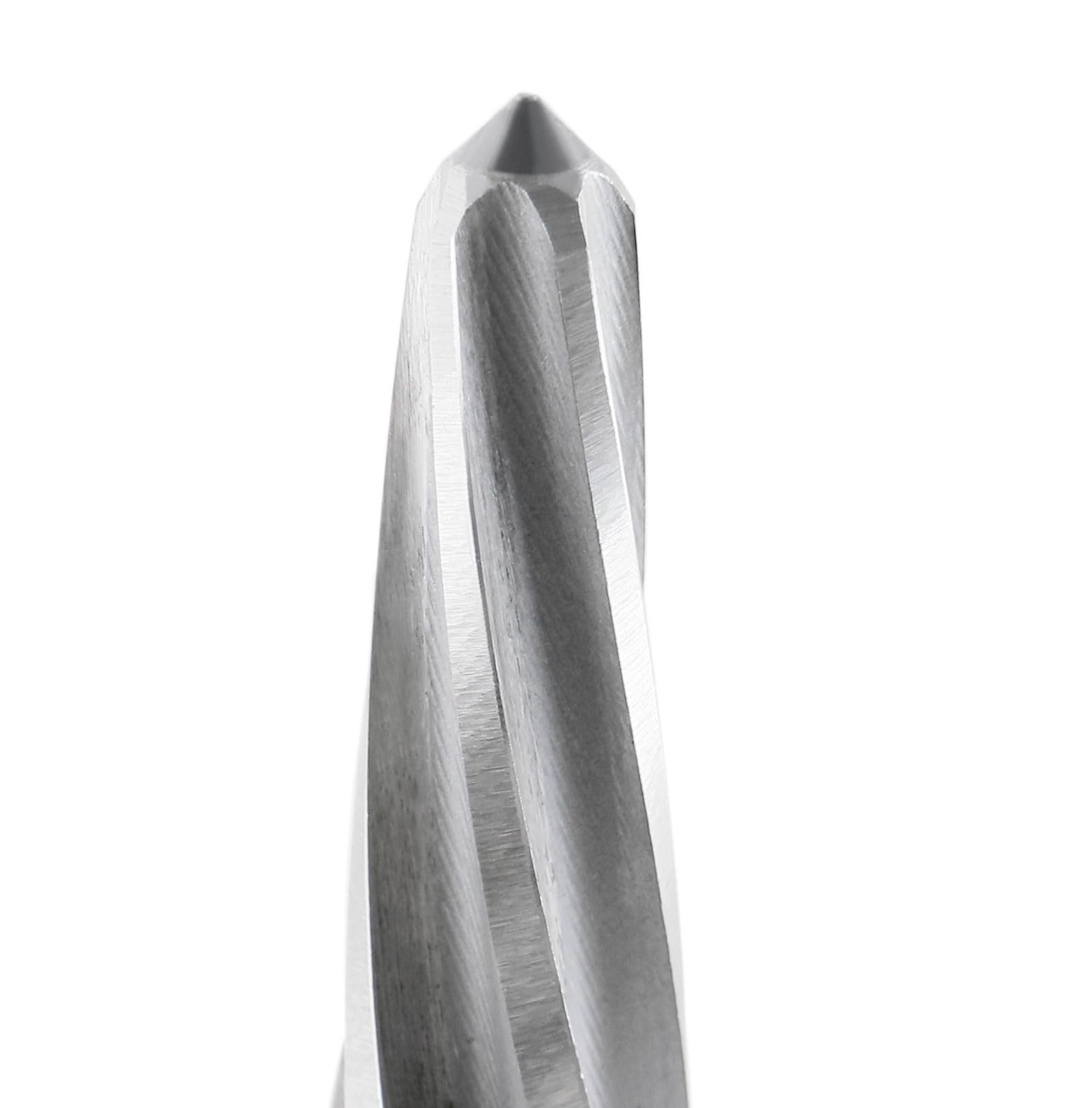 Accusize Tools – HS.S. Alésoir d'alignement, diamètre alésoir : 1,58 cm, tige droite de 1,27 cm avec flûte à spirale plate de 3 égaux, 0522-0058.