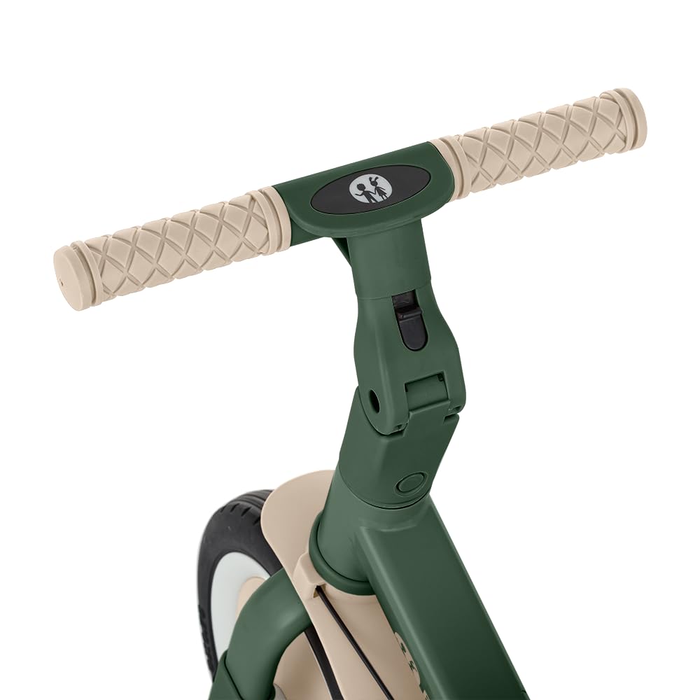 PETITE&MARS Turbo Plus 5in1 Kinder-Dreirad & Laufrad | Multifunktionales 3–5-Rad mit Sonnendach | Für 1,5–5 Jahre | Abnehmbarer Pedalantrieb, Verstellbarer Sitz, Gurt, PU-Räder (Misty Green)
