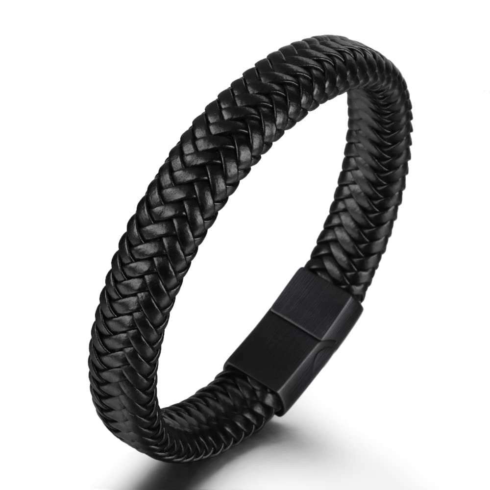 Brizberry® Titanium Steel Vegan Leather Micro Insert Bracelet for Brother Friend Men & Boys, Diwali Bhaidooj (Studio) (B0CB8RM5FC) Amazon Price History, Amazon Price Tracker