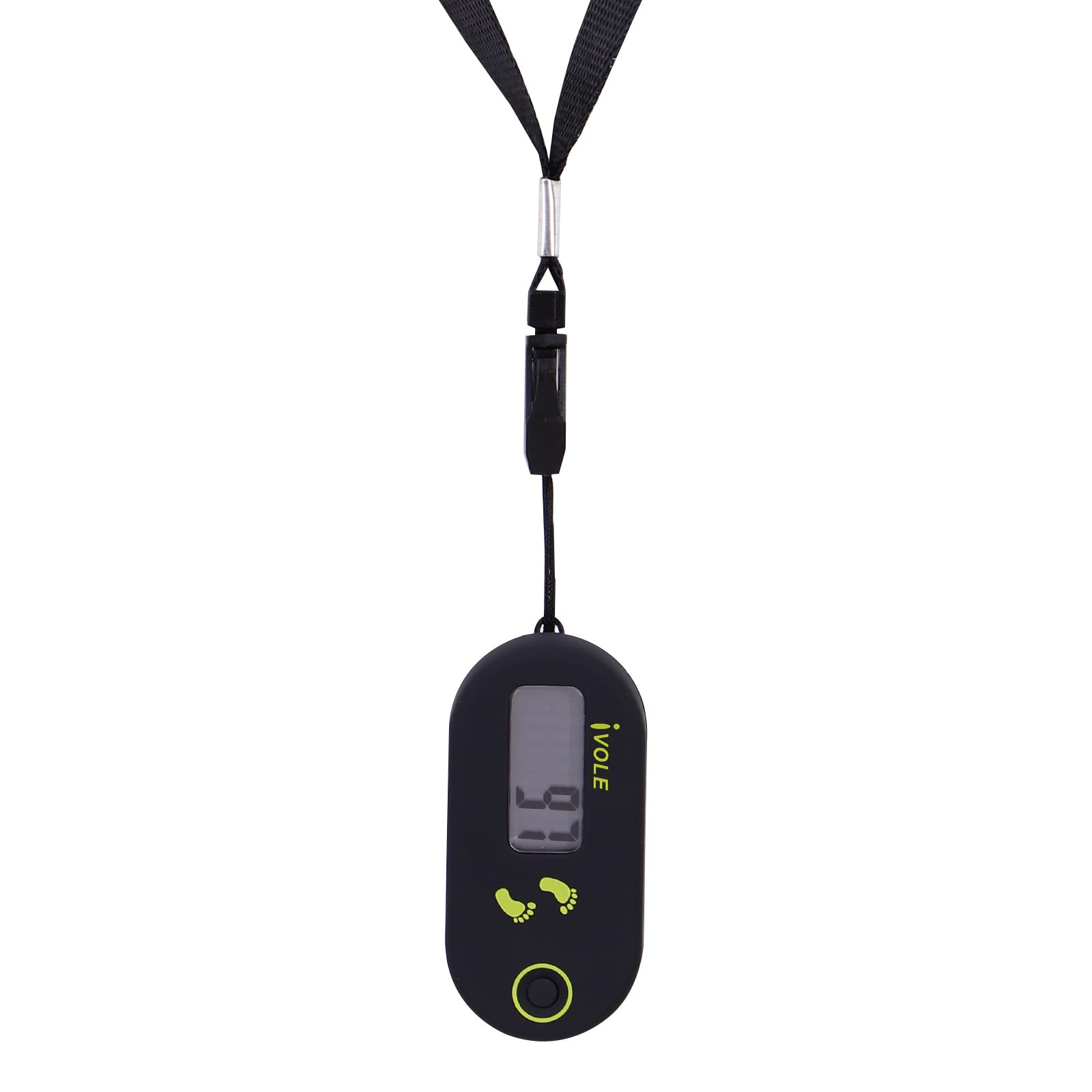 HomoyoyoElectronic Pedometer Clip on Step Counter Fitness Gadget for Walking Track Steps and Miles Activity Time Monitor