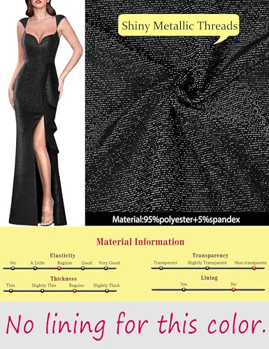 Image of VFSHOW Womens Sexy Sweetheart Neckline Backless Ruffle Formal Prom Maxi Dress High Slit Wedding Guest Gala Evening Gown