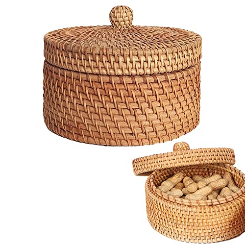 Weiden Toilettenpapierkorb Mit Deckel - Stilvolle Aufbewahrung Für Bad & Wohnung