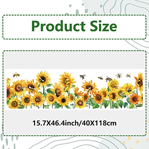 Vinilo decorativo de girasol grande para ventana miniatura 2