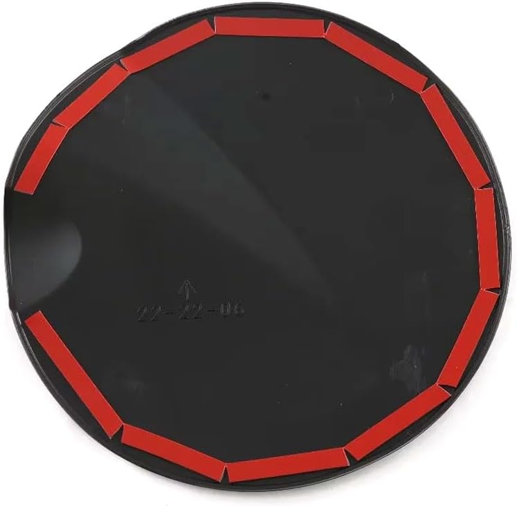 Fuel Tank Cover Compatible With Toyota Tundra 2022 2023 2024 2025 Oil Cap Gas Cover Trim Exterior Car Accessories ABS 1PC(Glossy Black Style)