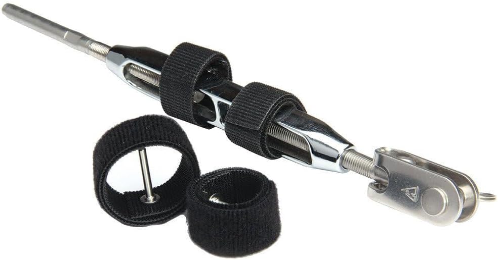 C. Sherman Johnson Wrap Pins Hook & Loop Pin Locking Devices f/Open Body Turnbuckles 5/16" & 3/8" - 2-Pack
