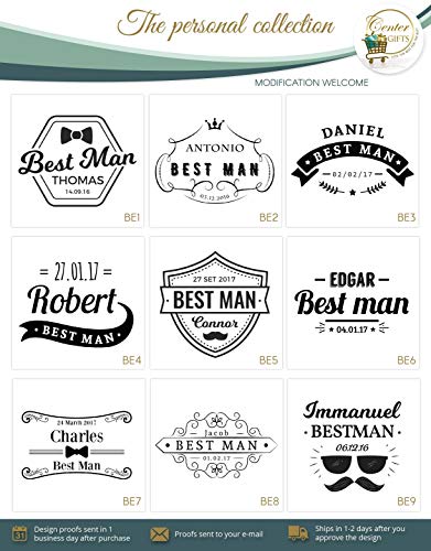 Personalized Bestman Beer Mug with Smooth Finish | Moscow Mule Copper Mugs Premium Quality Frosty Mug with Handle| Pure Solid Copper Mugs Perfect for Cold Drinks Beer Wine Bars Parties (16 oz)