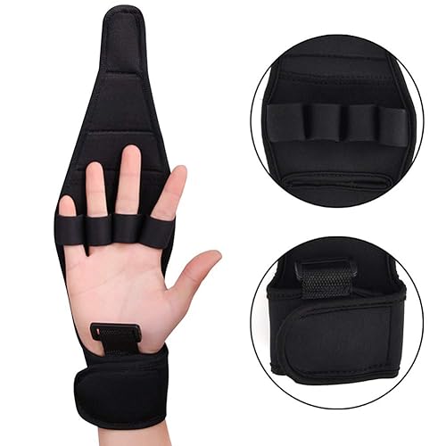Miniatura 4 de Férula para el dedo, guantes auxiliares de entrenamiento de rehabilitación antiespasticidad para pacientes con hemiplejia cerebral y dedo de atleta