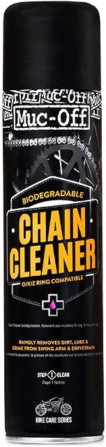 Muc-Off 650US Chain Cleaner, 400 Millilitres - Water-Soluble, Biodegradable Motorcycle Chain Cleaner Spray - Suitable For O, X And Z-Ring Chains