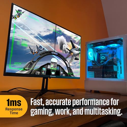 Image of Westinghouse 22 Inch Computer Monitor, 1080P FHD IPS Frameless Gaming Monitor,100Hz, 1ms, Built-in Speakers, Eye Care, Adaptive Sync Support (FreeSync Compatible), HDR, VESA, HDMI & VGA w /Gaming Mode