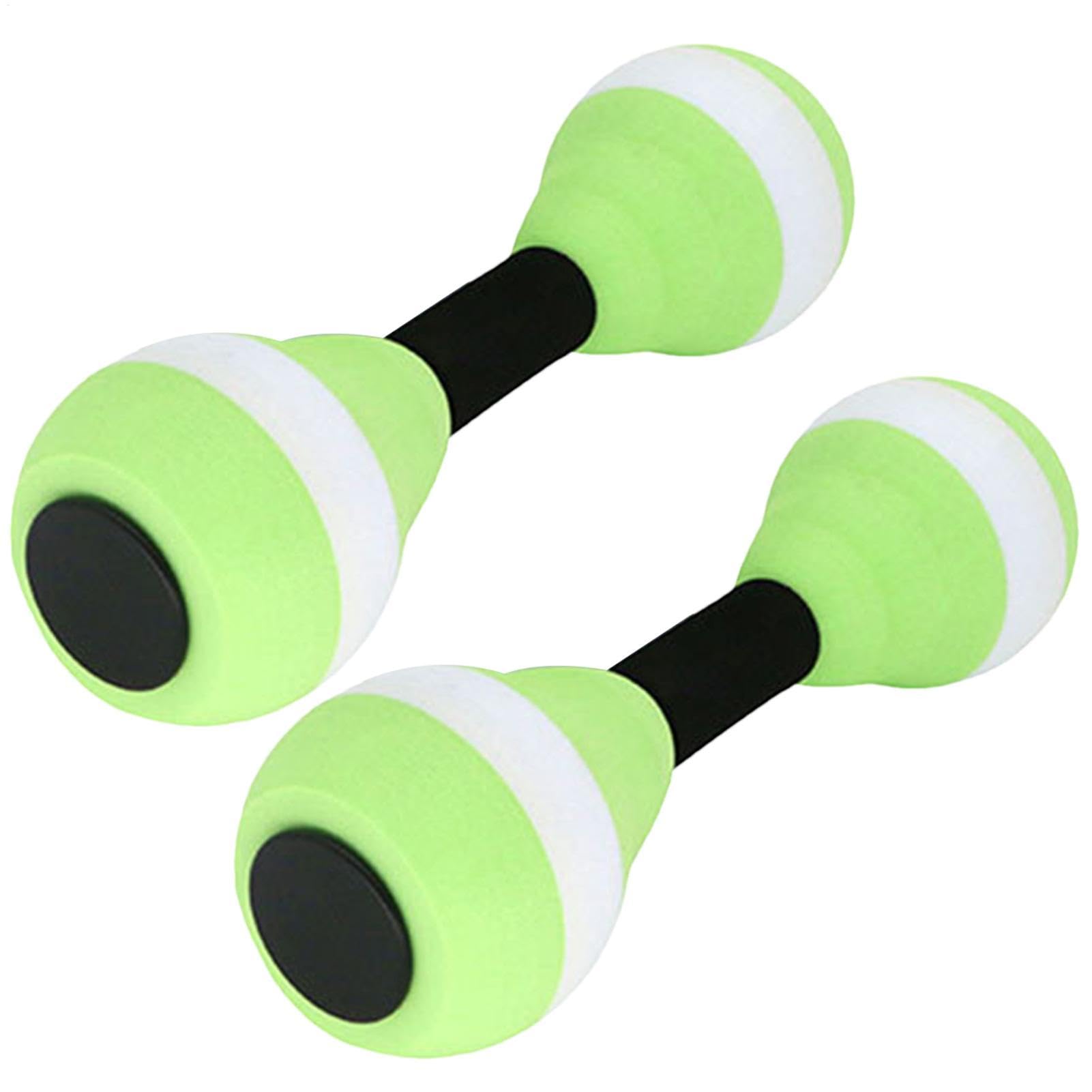 Aquatic Exercise Water Dumbbells 2PCS Water Aerobics Dumbbell Sports Aquatic Exercise EVA Foam Dumbbells Water Barbells Hand Bars Swimming Training Fitness Equipment