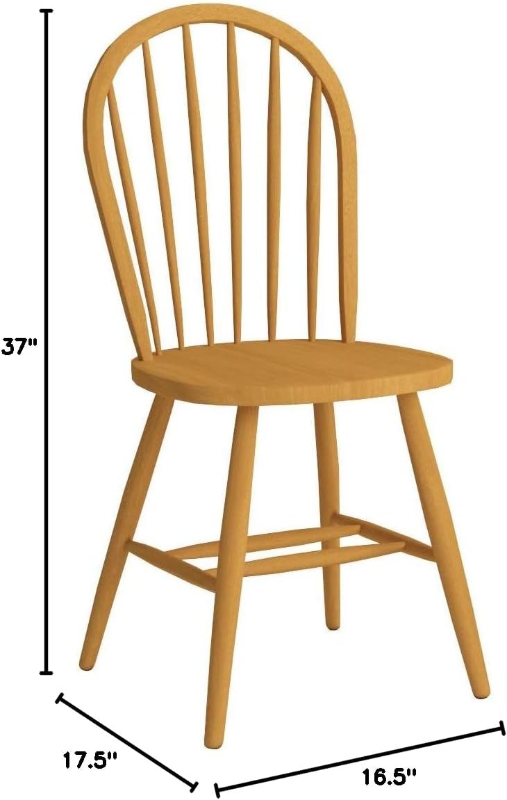 Winsome Wood Windsor Chair with Dimensions
