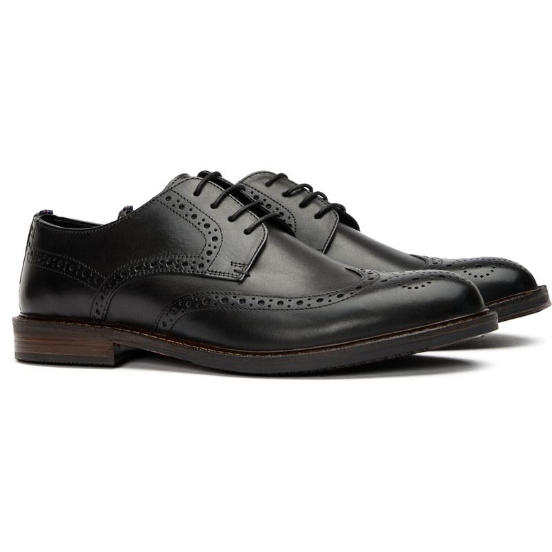 Soletrader Barry Brogue Shoes US 9 Black2