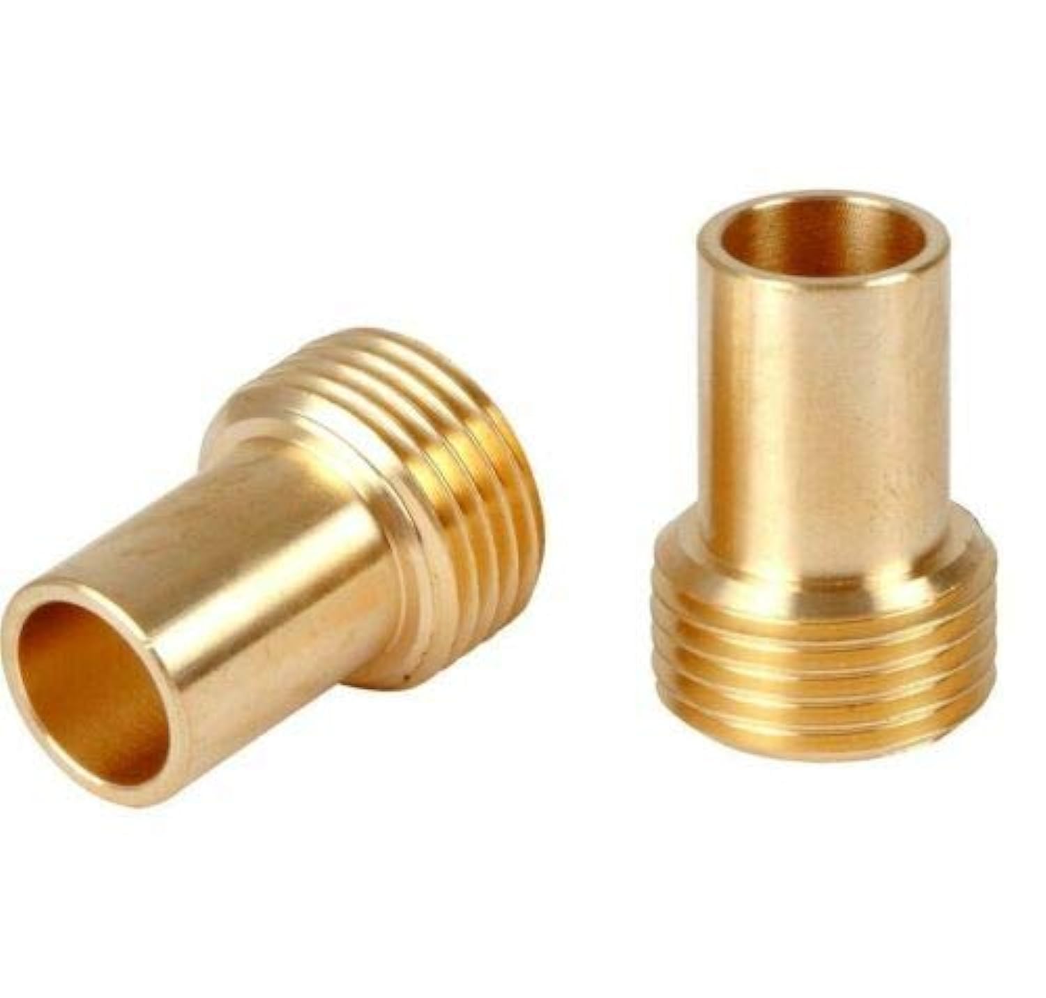 Waterberry 15MM X 1/2" BSP ADAPTORS Flexible TAP Connector (1 Pair) Tap Tail Adaptors Isolating Valve to Flexi Tap Connector