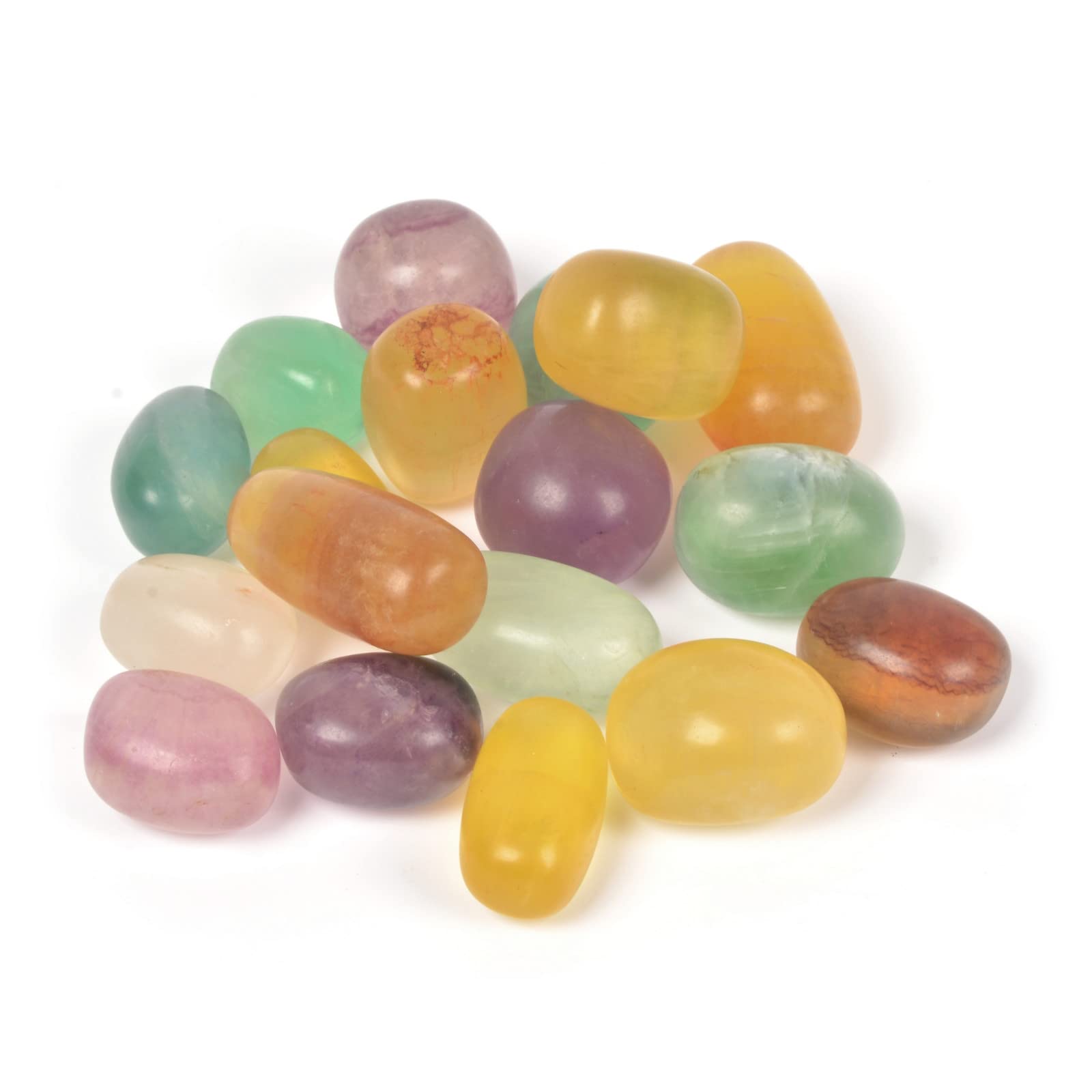 100 Grams Tumbled Polished Natural Crystal Healing Pocket Stones Rock Collection