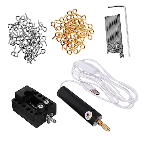 Mini perceuse électrique USB Holibanna avec forets pour vos projets DIY et petites réparations