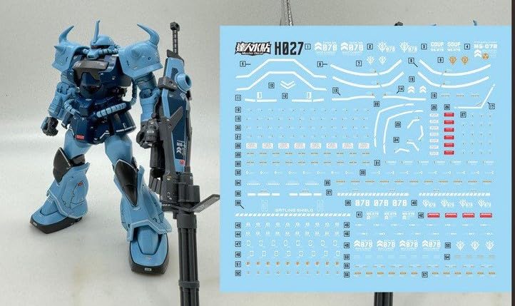 Amazon | ［HGUC 1：144］MS-07B3 グフカスタム 用水転写式デカール