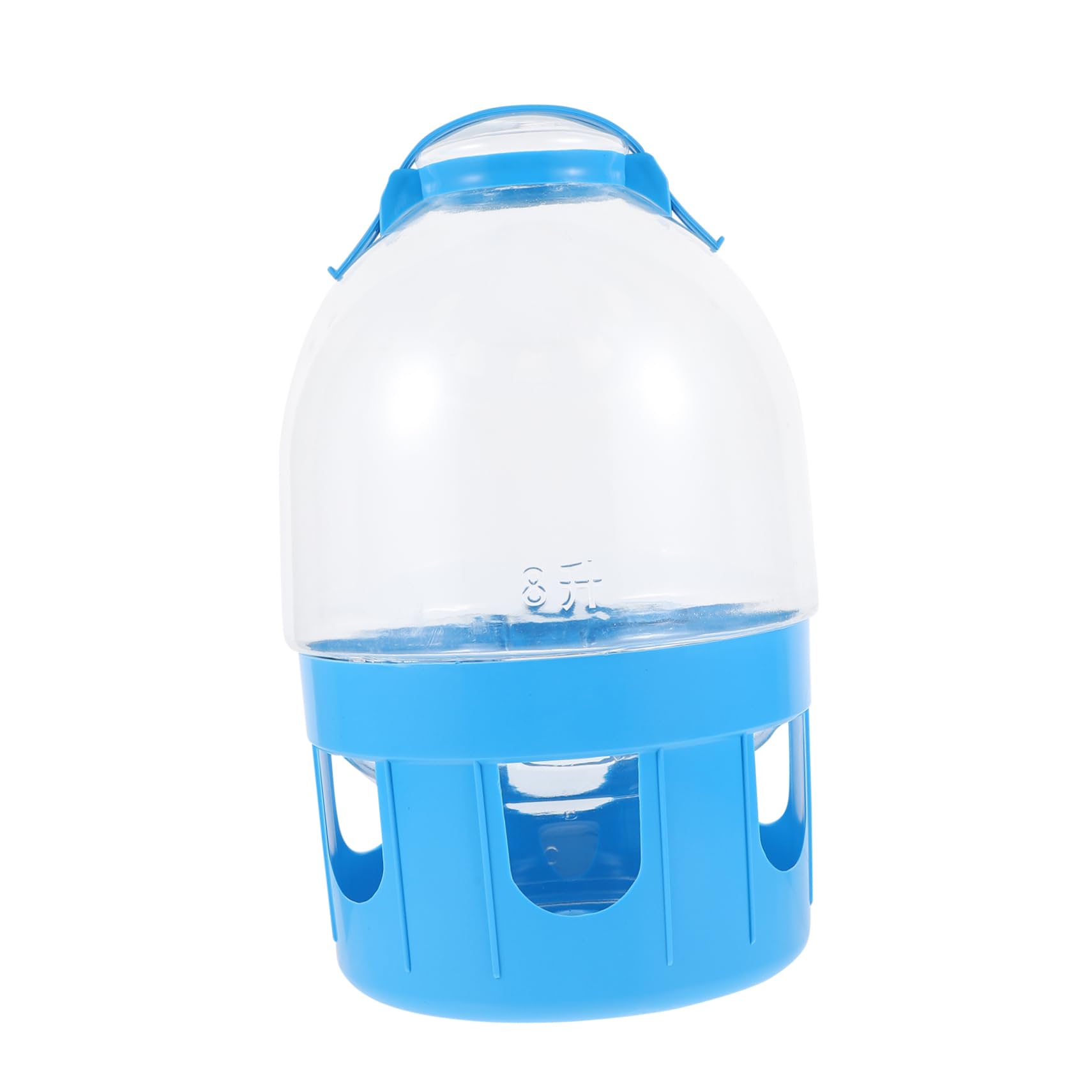 1pezzi Abbeveratoio Sospeso Per Colombe e Pappagalli Da Contenitore Trasparente Resistente e Capiente Per Uccelli Bevitore Acqua Per Viaggi e Uso Temporaneo