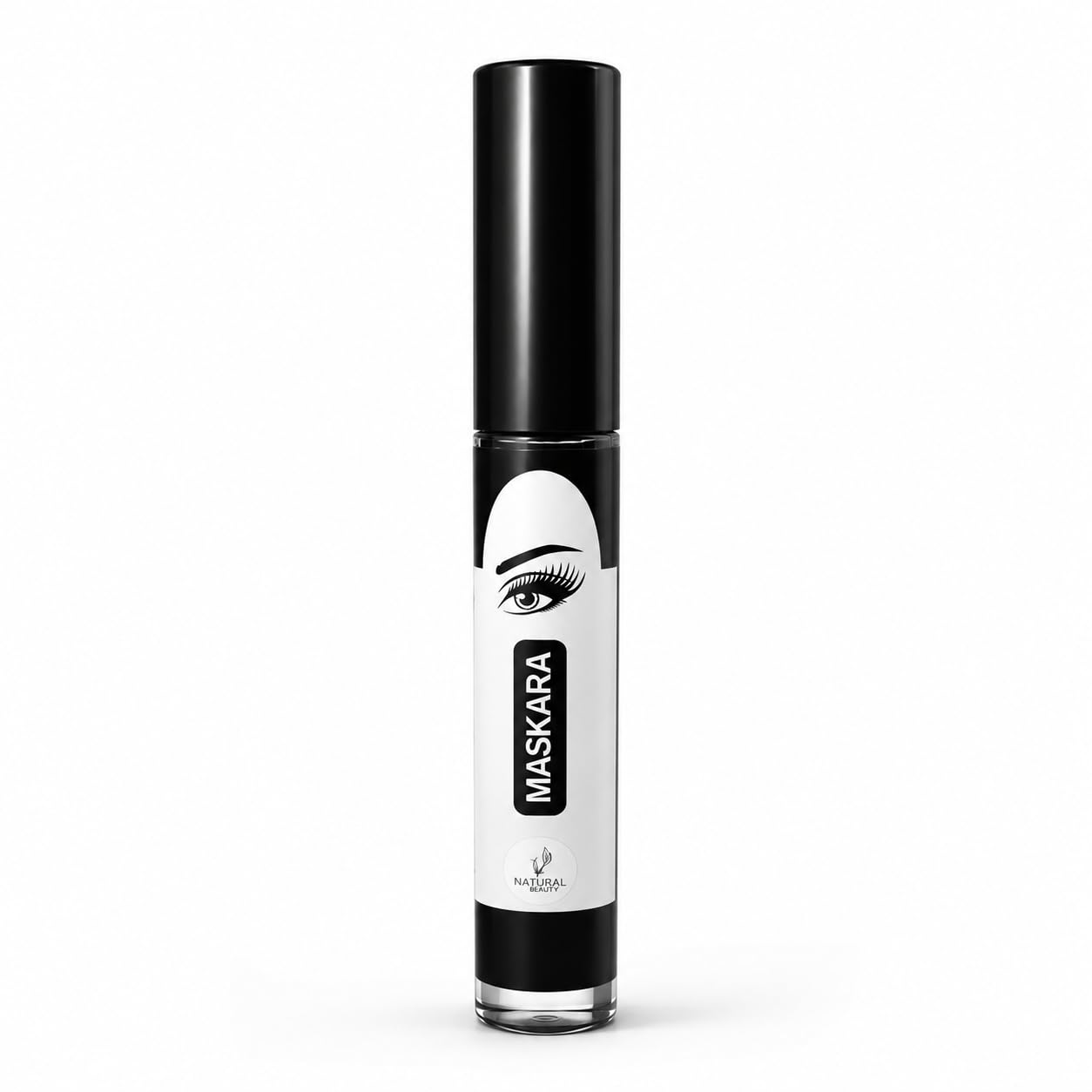 Natural HD Mascara Waterproof Smudge-Proof Black | Plant-Based Ingredients, Cruelty Free, Toxin Free, Lash Volumising, Safe for Sensitive Eyes-image-10
