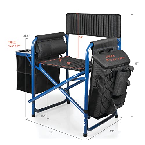 Image of Picnic TIME NFL Unisex-Adult NFL Fusion Camping Chair with Side Table and Soft Cooler, Beach Chair for Adults, Lawn Chair
