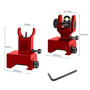 Amazon.co.jp: 光ファイバーフリップアップアイアンサイト