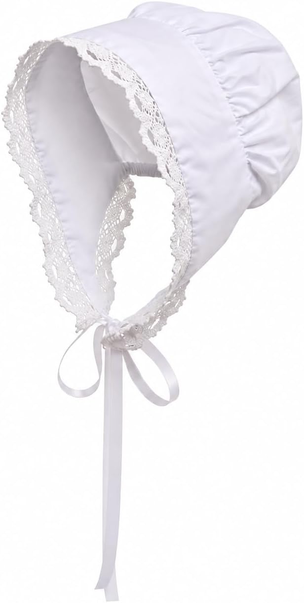 GRACEART Victorian Mob Cap Medieval Maid Bonnet Hat Women Girls Costume Acces...