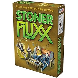 Looney Labs Stoner Fluxx: Fun Adult Party Card Game – Quick Play, Engaging Strategy & Laughs