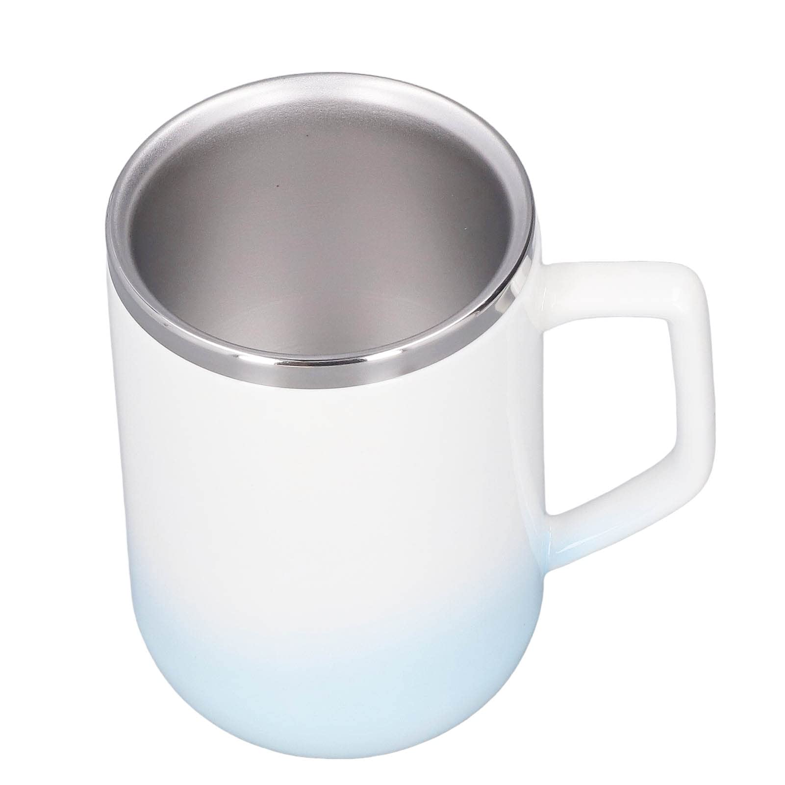 Tnfeeon Taza de Mezcla Eléctrica, Taza de café Agitadora Eléctrica Recargable, Termo de café, Tazas de café Adecuadas para café, Leche, Cacao y Otras Bebidas