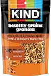 KIND Healthy Grains Granola 4ct Variety Pack, (2) Oats & Honey, (1) Cinnamon Oat, (1) Peanut Butter