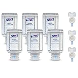 PURELL Advanced Hand Sanitizer Gel Refill, 450 mL Sanitizer Refill for PURELL ES Everywhere System Starter Kit (Case of 6) – 1450-06