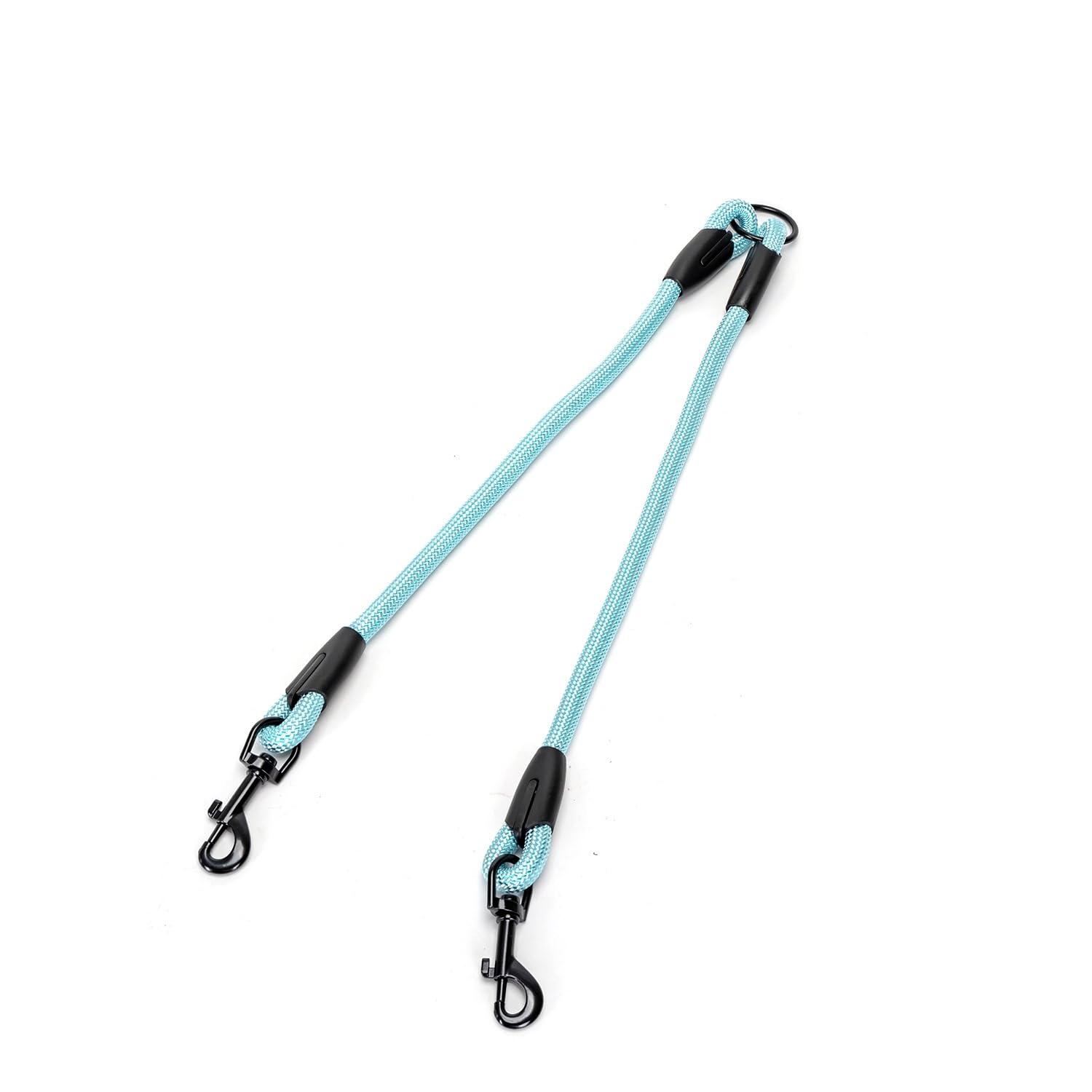 Double Dog Leash, Durable, Adjustable and Ergonomic, Ideal for Multiple Pet Walks or Shared Training, Monochrome - Image 2
